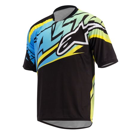 MAILLOT ALPINESTARS SIGHT (NEGRO/AZUL/AMARILLO)