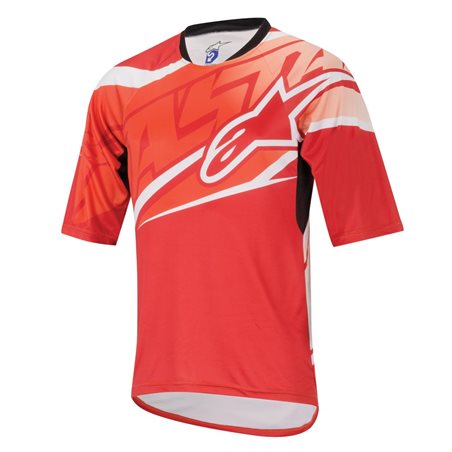 MAILLOT ALPINESTARS SIGHT (RED/SPICY ORANGE)