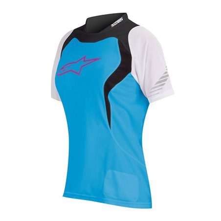 MAILLOT ALPINESTARS STELLA DROP CHICA (TURQUESA/BLANC0)