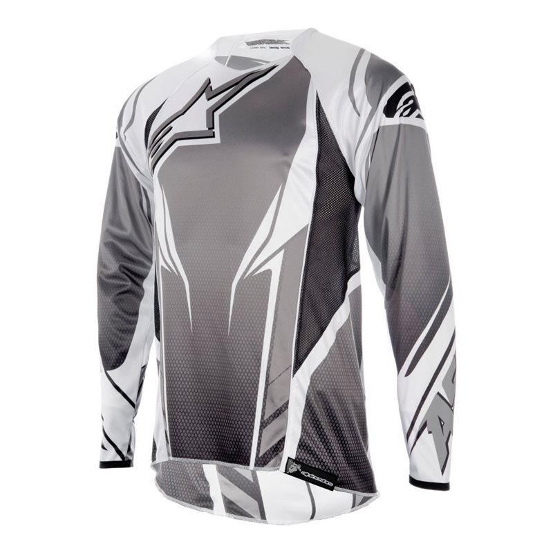 MAILLOT MANGA LARGA ALPINESTARS A-LINE (GRIS/NEGRO)