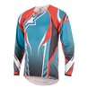 MAILLOT MANGA LARGA ALPINESTARS A-LINE 2 (AZUL/NARANJA)