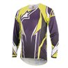 MAILLOT MANGA LARGA ALPINESTARS A-LINE 2 (MORADO/AMARILLO)