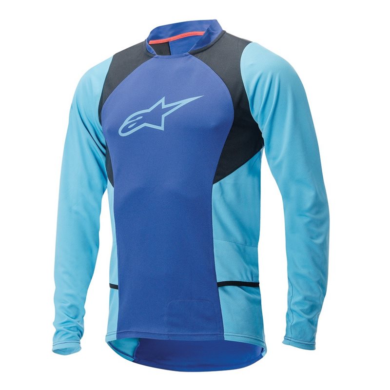 MAILLOT MANGA LARGA ALPINESTARS DROP 2 (BLUE STRATOS/AQUA)