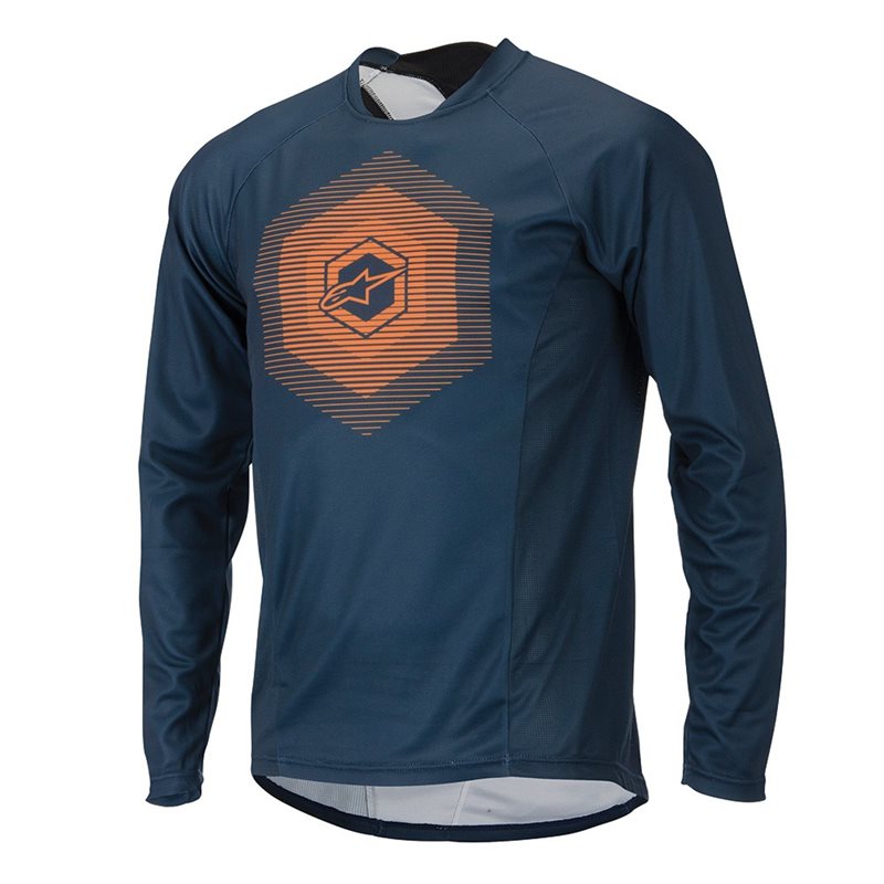 MAILLOT MANGA LARGA ALPINESTARS MESA (AZUL/OCHRE)
