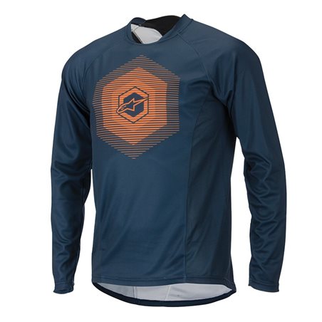 MAILLOT MANGA LARGA ALPINESTARS MESA (AZUL/OCHRE)