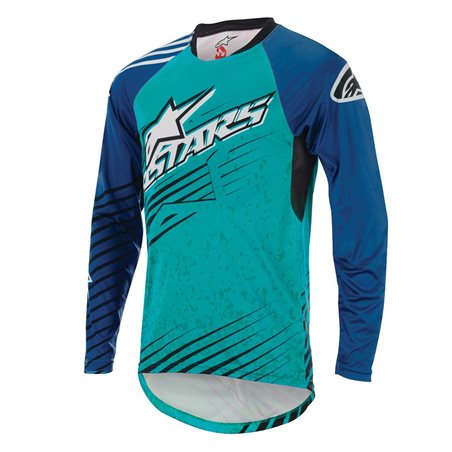 MAILLOT MANGA LARGA ALPINESTARS SIGHT MERCURY (BLUE STRATOS/AQUA)