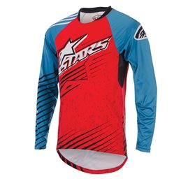 MAILLOT MANGA LARGA ALPINESTARS SIGHT MERCURY (NARANJA/AZUL)