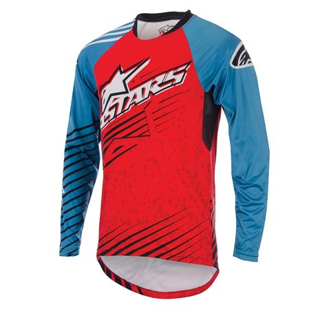 MAILLOT MANGA LARGA ALPINESTARS SIGHT MERCURY (NARANJA/AZUL)