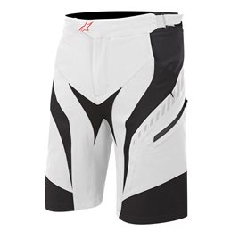 PANTALÓN CORTO ALPINESTARS DROP (BLANCO/NEGRO)