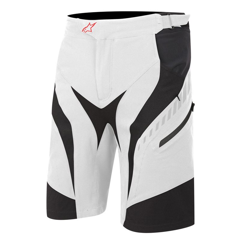 PANTALÓN CORTO ALPINESTARS DROP (BLANCO/NEGRO) PANTALÓN CORTO ALPINESTARS DROP (BLANCO/NEGRO)