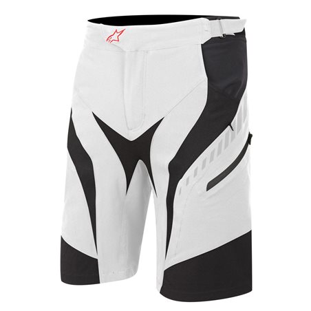 PANTALÓN CORTO ALPINESTARS DROP (BLANCO/NEGRO)
