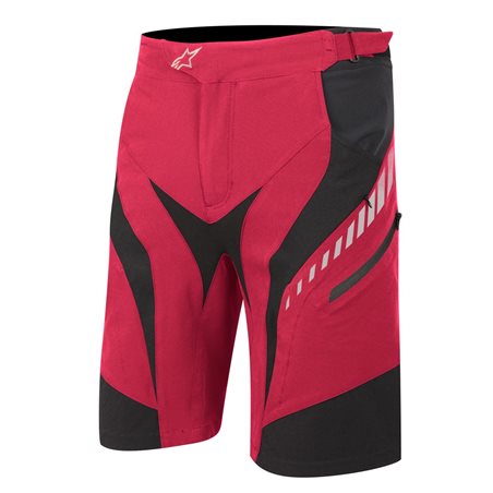PANTALÓN CORTO ALPINESTARS DROP (ROJO/NEGRO)