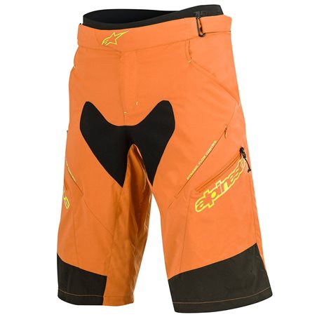 PANTALÓN CORTO ALPINESTARS DROP 2 (NARANJA/AMARILLO)
