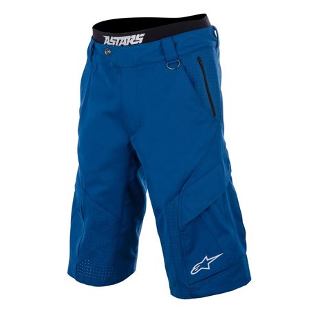 PANTALÓN CORTO ALPINESTARS MANUAL (AZUL/BLANCO)