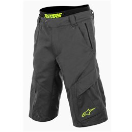 PANTALÓN CORTO ALPINESTARS MANUAL (GRIS/AMARILLO)
