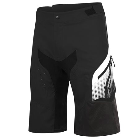 PANTALÓN CORTO ALPINESTARS PREDATOR (NEGRO/BLANCO)