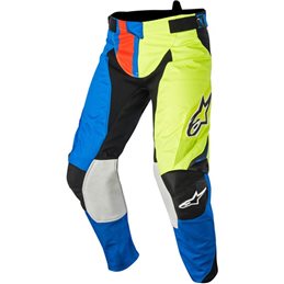 PANTALONES ALPINESTARS TECHSTAR FACTORY (AZUL/AMARILLO/ROJO)