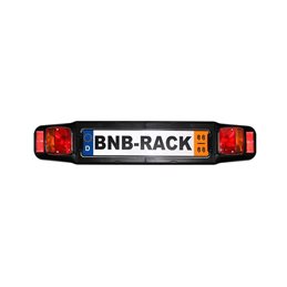 PORTA MATRICULAS BNB RACK  CON LUCES AUXILIARES