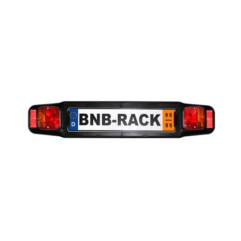 PORTA MATRICULAS BNB RACK  CON LUCES AUXILIARES