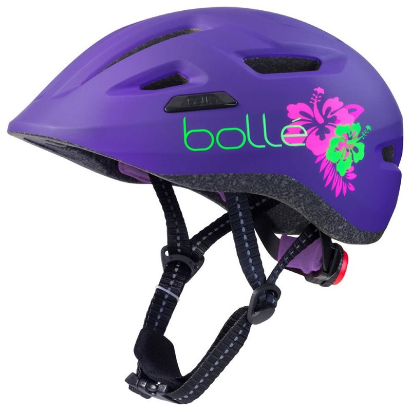 CASCO BOLLE STANCE JR (PURPLE FLOWER MATTE) CASCO BOLLE STANCE JR (PURPLE FLOWER MATTE)