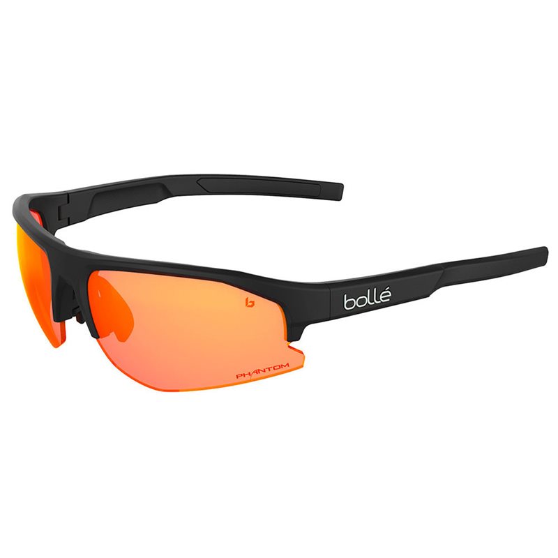 GAFAS BOLLE BOLT 2.0 BLACK MATTE (LENTES FOTOCROMÁTICAS PHANTOM BROWN RED)