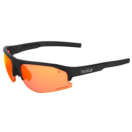 GAFAS BOLLE BOLT 2.0 BLACK MATTE (LENTES FOTOCROMÁTICAS PHANTOM BROWN RED)