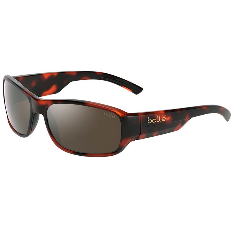 GAFAS BOLLE HERON TORTOISE MATTE (LENTES POLARIZADAS HD MARRÓN)