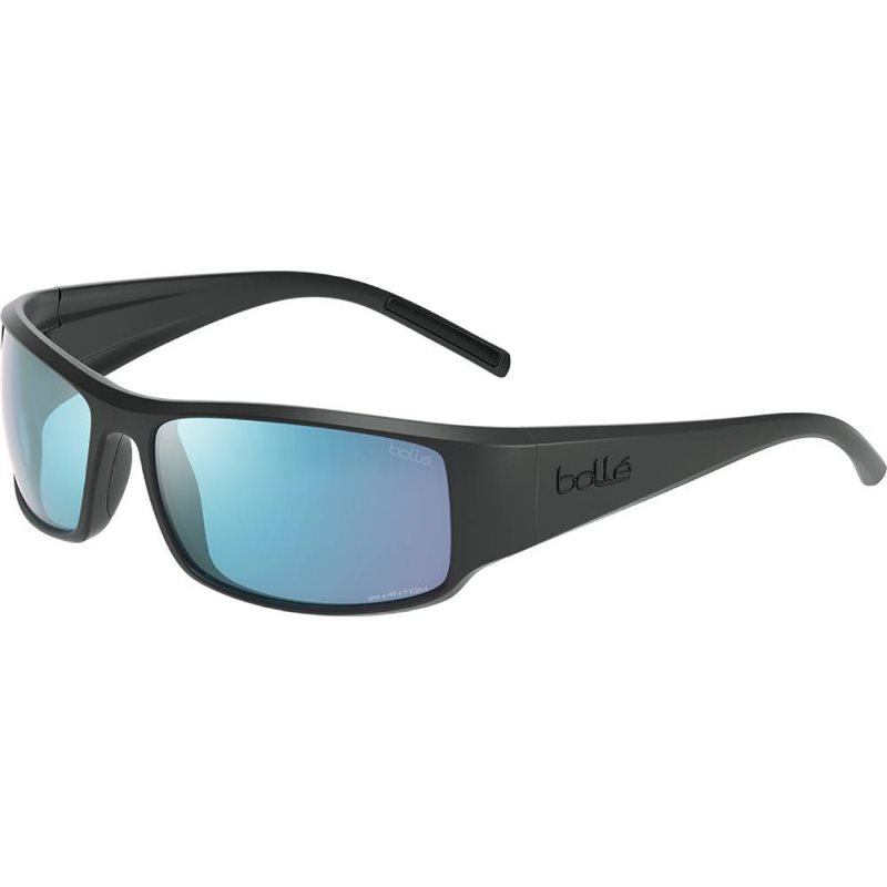 GAFAS BOLLE KING FULL BLACK MATTE (LENTES FOTOCROMÁTICAS BLUE POLARIZED)