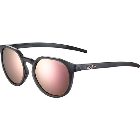 GAFAS BOLLE MERIT BLACK CRYSTAL MATTE (LENTES POLARIZADAS BROWN PINK)
