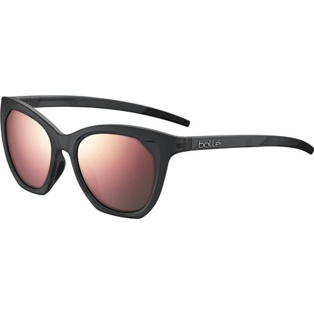 GAFAS BOLLE PRIZE BLACK CRYSTAL MATTE (LENTES POLARIZADAS BROWN PINK)