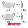 PASTILLAS FRENO OFF ROAD SINTERIZADAS BRAKING 873CM44