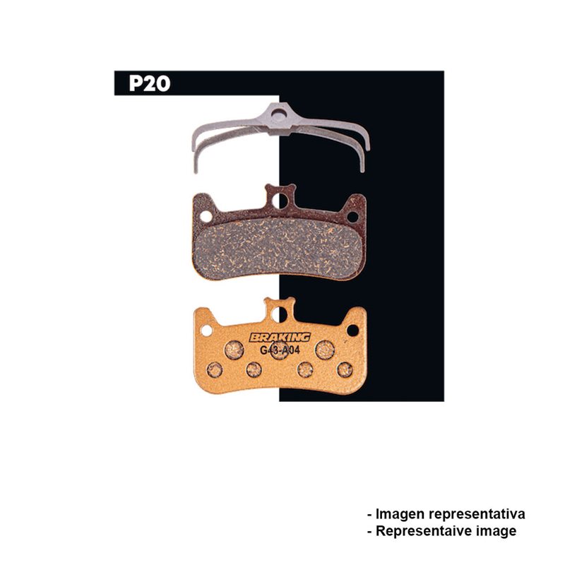 PASTILLAS FRENO SINTERIZADAS BRAKING (SHIMANO XTR)