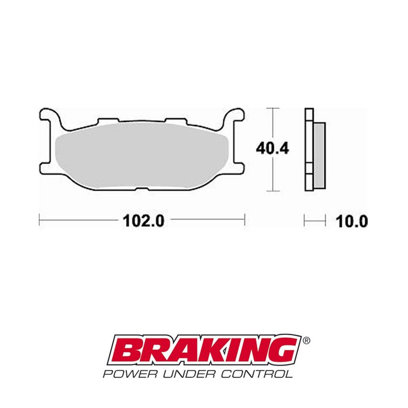 PASTILLAS FRENO SINTERIZADAS BRAKING 750CM33