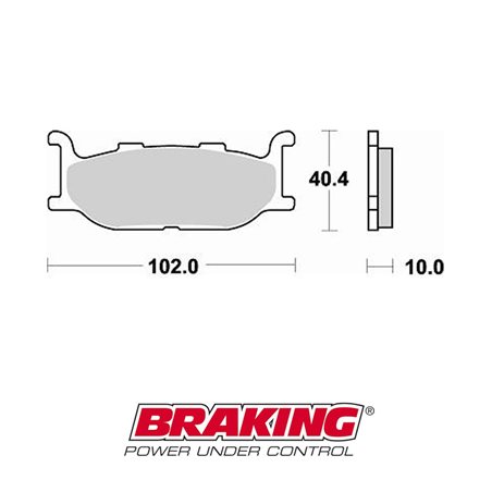 PASTILLAS FRENO SINTERIZADAS BRAKING 750CM33