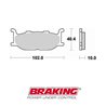 PASTILLAS FRENO SINTERIZADAS BRAKING 750CM33
