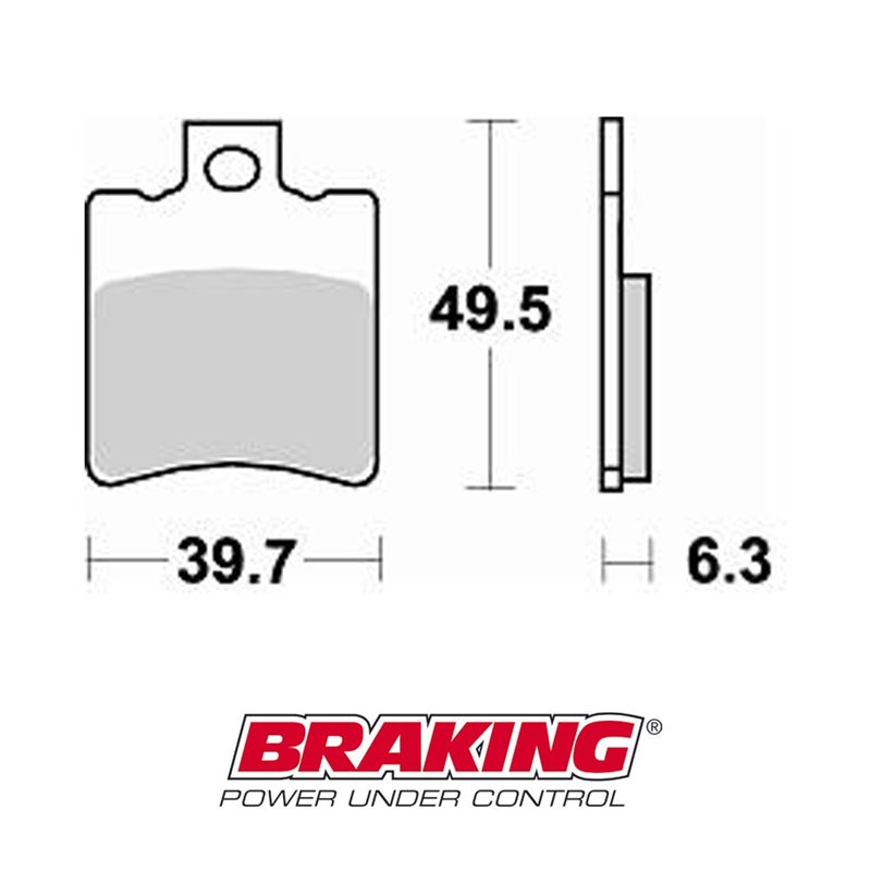 PASTILLAS FRENO SINTERIZADAS BRAKING 761CM33