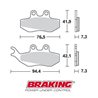 PASTILLAS FRENO SINTERIZADAS BRAKING 770CM33