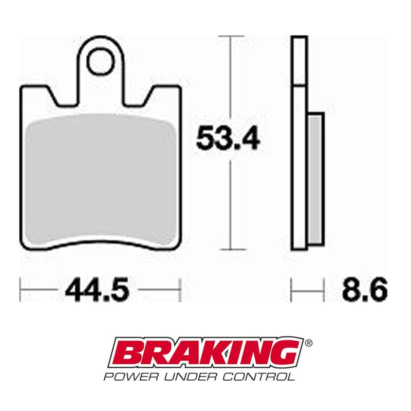 PASTILLAS FRENO SINTERIZADAS BRAKING 830CM33