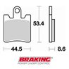 PASTILLAS FRENO SINTERIZADAS BRAKING 830CM33
