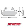 PASTILLAS FRENO SINTERIZADAS BRAKING 896CM33