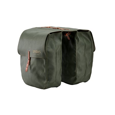 ALFORJAS ENROLLABLES BROOKS BRICK LANE (VERDE/MIEL)