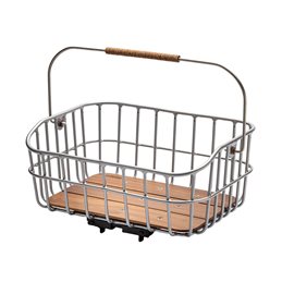 CANASTA DE ALUMINIO BROOKS PECKHAM (PLATA)