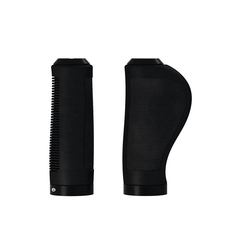 PUÑOS ERGONÓMICOS GOMA BROOKS (NEGRO/100 MM-100 MM)