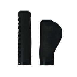 PUÑOS ERGONÓMICOS GOMA BROOKS (NEGRO/100 MM-130 MM)