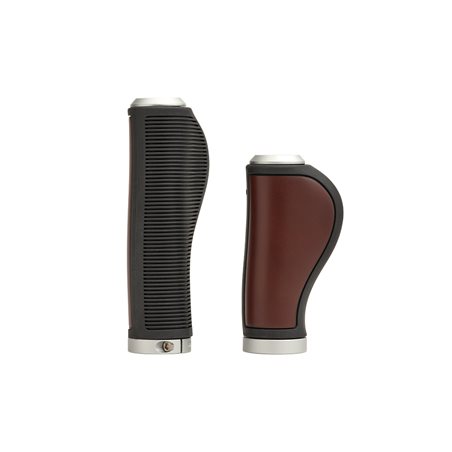PUÑOS ERGONÓMICOS PIEL BROOKS (MARRÓN/130 MM-100 MM)
