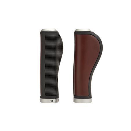 PUÑOS ERGONÓMICOS PIEL BROOKS (MARRÓN/130 MM-130 MM)