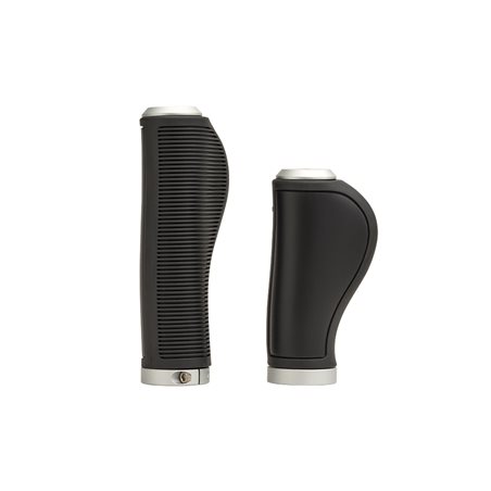 PUÑOS ERGONÓMICOS PIEL BROOKS (NEGRO/130 MM-100 MM)