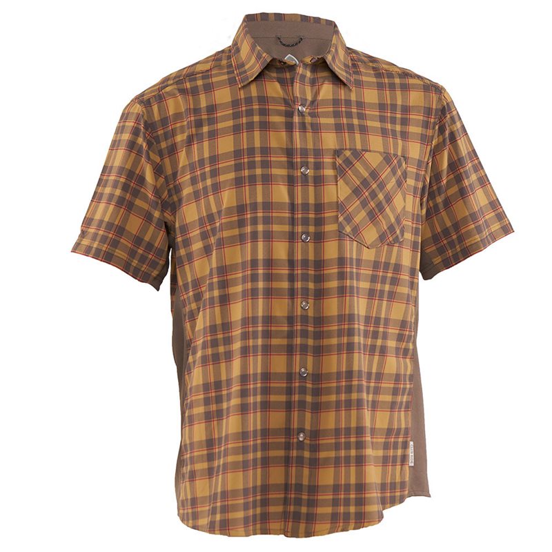 CAMISA CLUB RIDE DETOUR (KHAKI/CAYENNE)