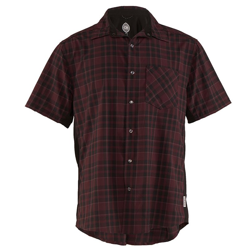 CAMISA CLUB RIDE DETOUR (MERLOT)