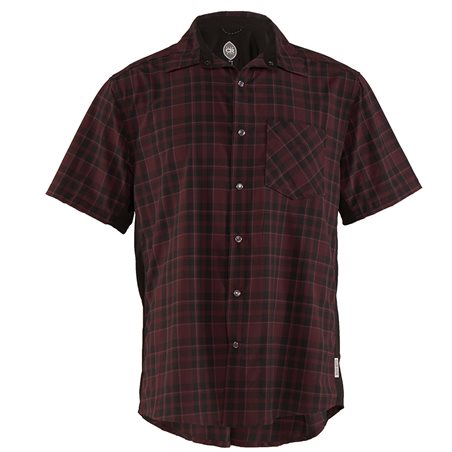 CAMISA CLUB RIDE DETOUR (MERLOT)